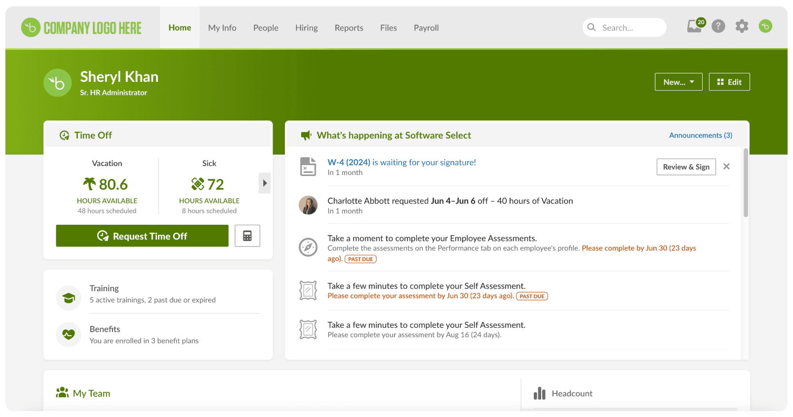 BambooHR HRIS