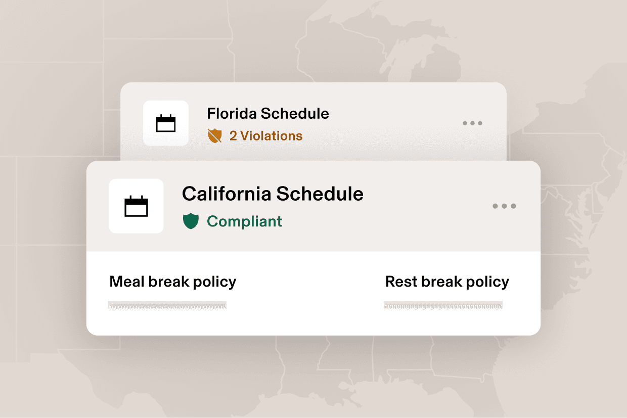3:2 - Compliance, Meal Break Policy with map