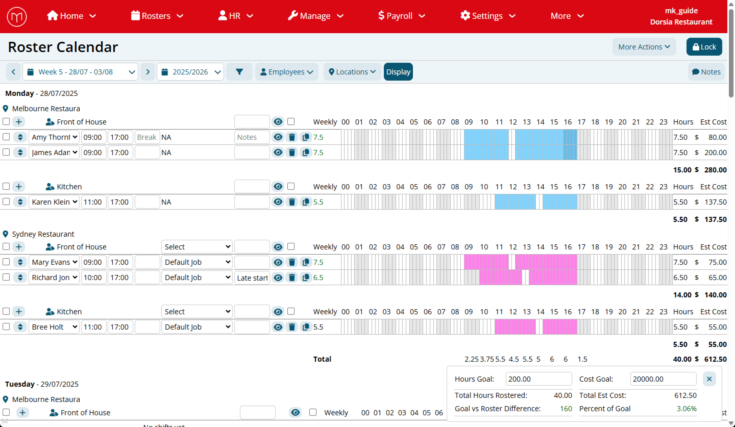 Microkeeper Scheduling