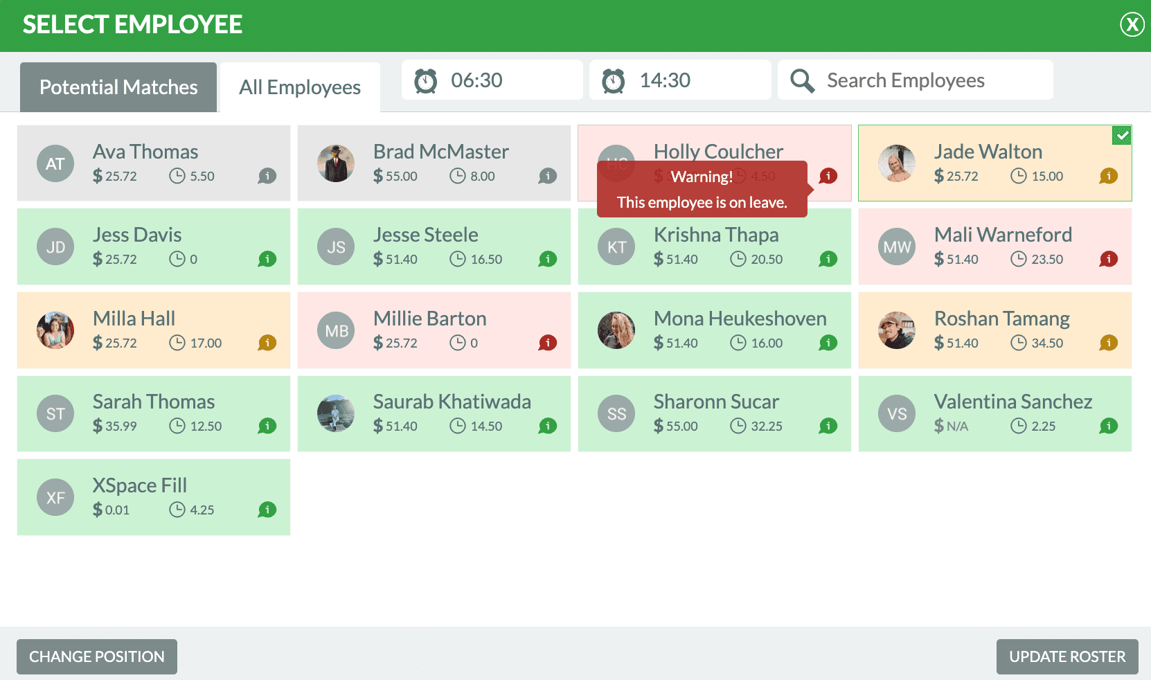 RosterElf Scheduling